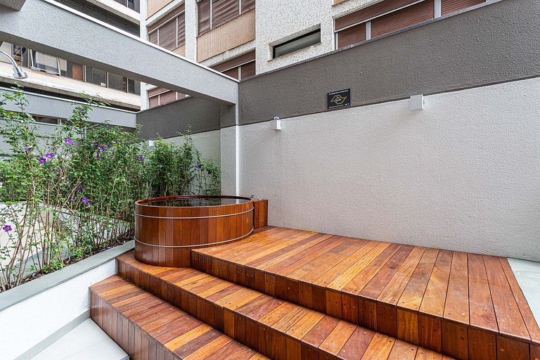 Estúdio morderno: Academia, Coworking e jacuzzi
