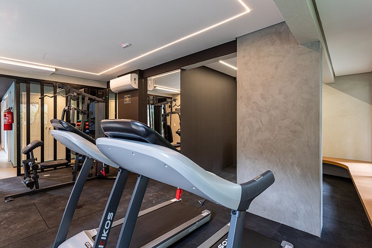 Estúdio morderno: Academia, Coworking e jacuzzi