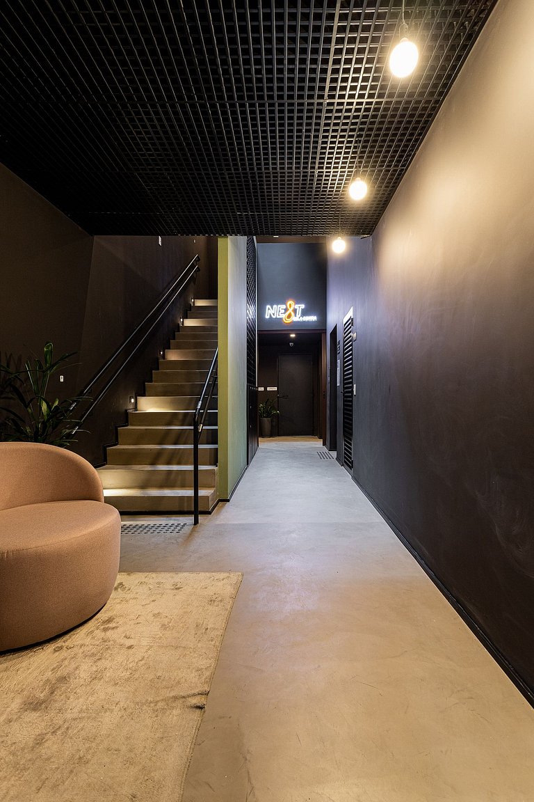 Estúdio morderno: Academia, Coworking e jacuzzi