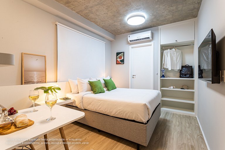 Estúdio morderno: Academia, Coworking e jacuzzi
