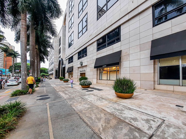 Studio em prédio c coworking e piscina | Pinheiros