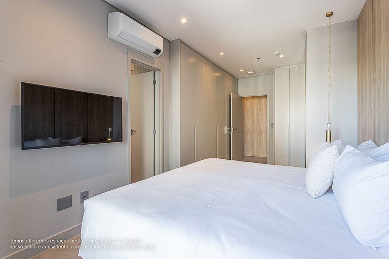 Apartamento grande com café da manhã na Rebouças