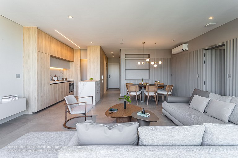Apartamento grande com café da manhã na Rebouças