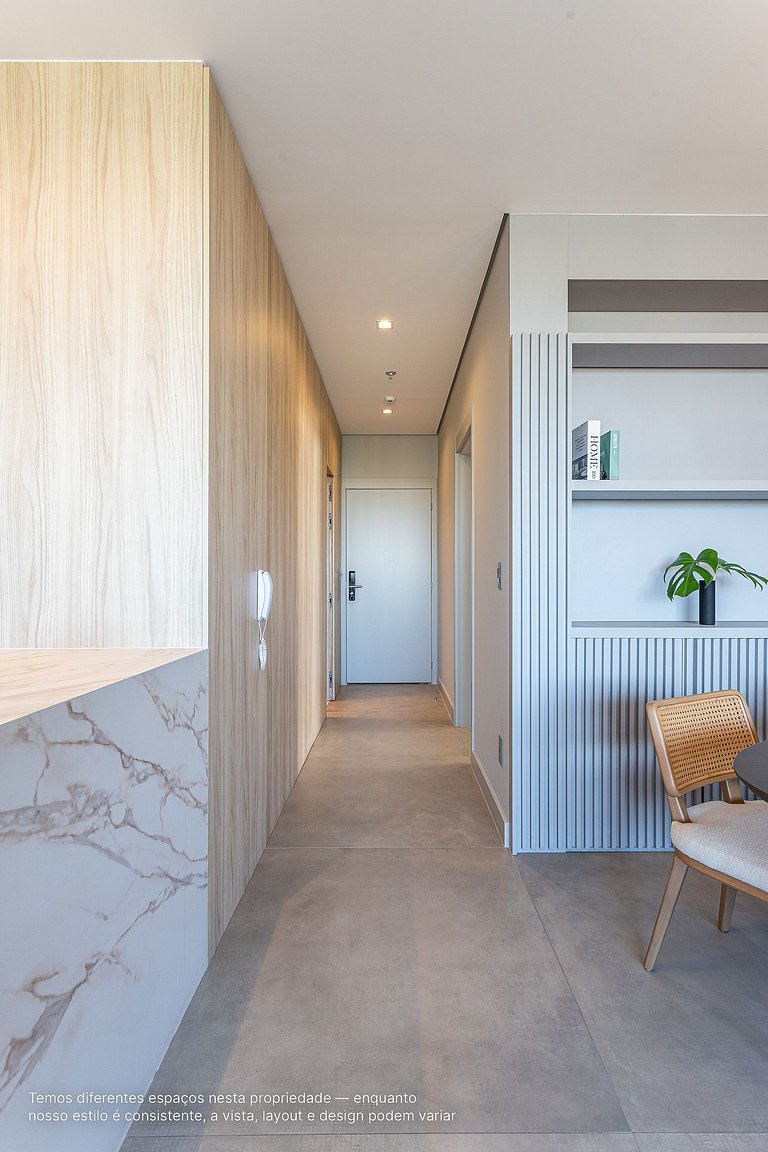 Apartamento grande com café da manhã na Rebouças