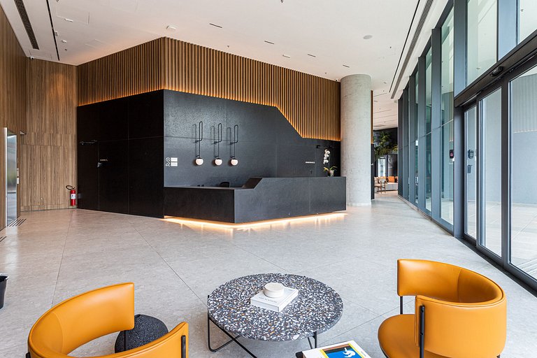 Apê 1 quarto | Residencial Alto Padrão com Café