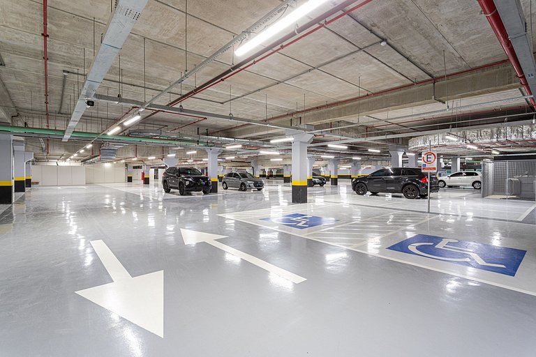 Apê 1 quarto | Residencial Alto Padrão com Café