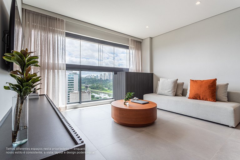 Apê 1 quarto | Residencial Alto Padrão com Café