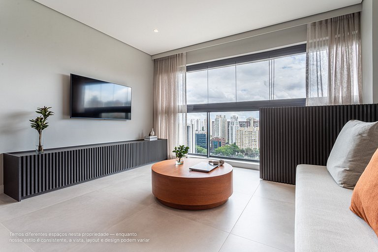 Apê 1 quarto | Residencial Alto Padrão com Café