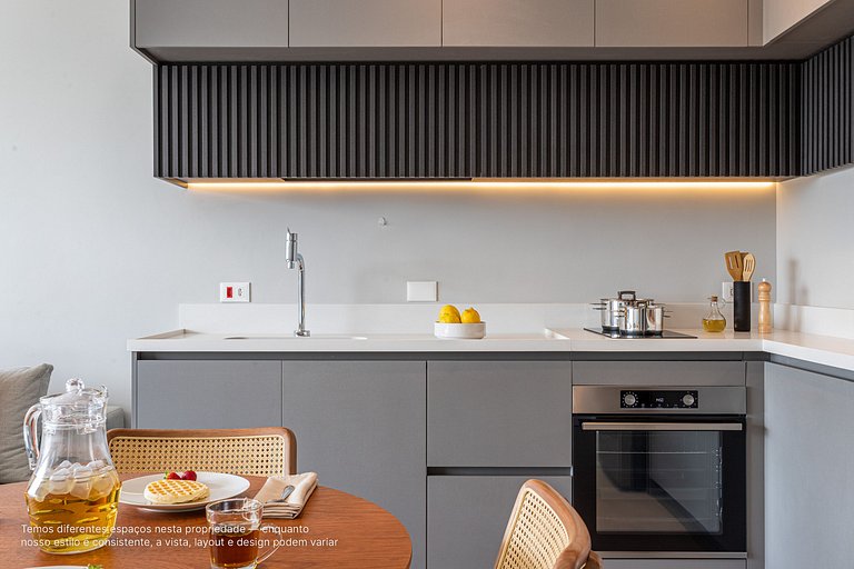 Apê 1 quarto | Residencial Alto Padrão com Café