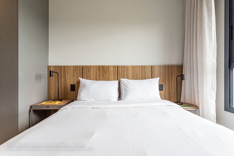 Apê 1 quarto | Residencial Alto Padrão com Café