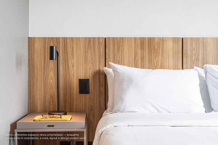 Apê 1 quarto | Residencial Alto Padrão com Café