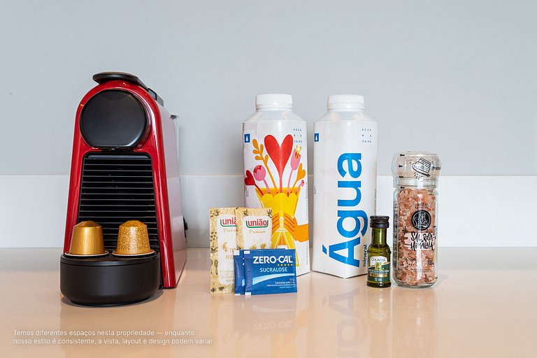 Apê 1 quarto | Residencial Alto Padrão com Café