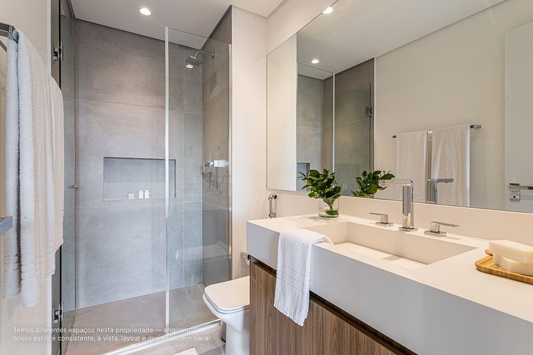 Apê 1 quarto | Residencial Alto Padrão com Café