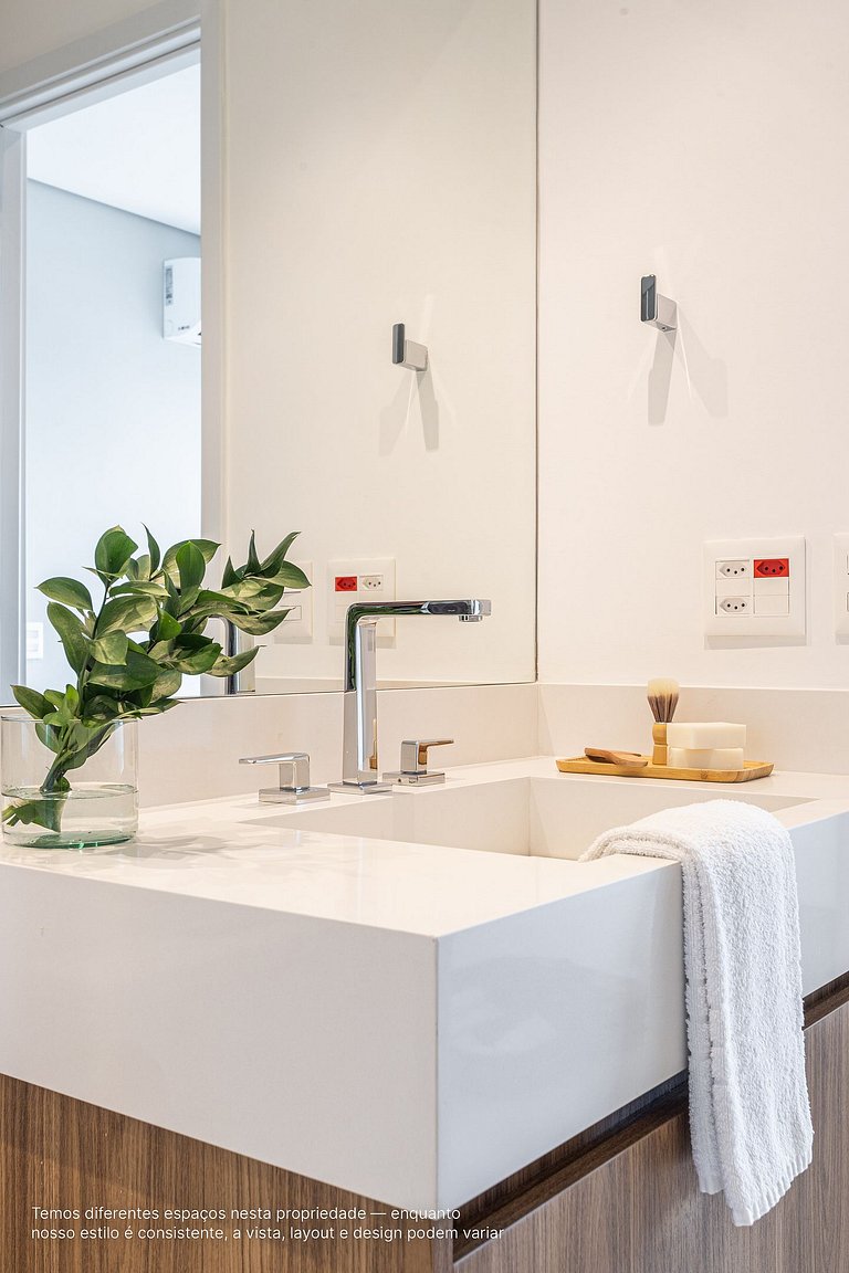 Apê 1 quarto | Residencial Alto Padrão com Café