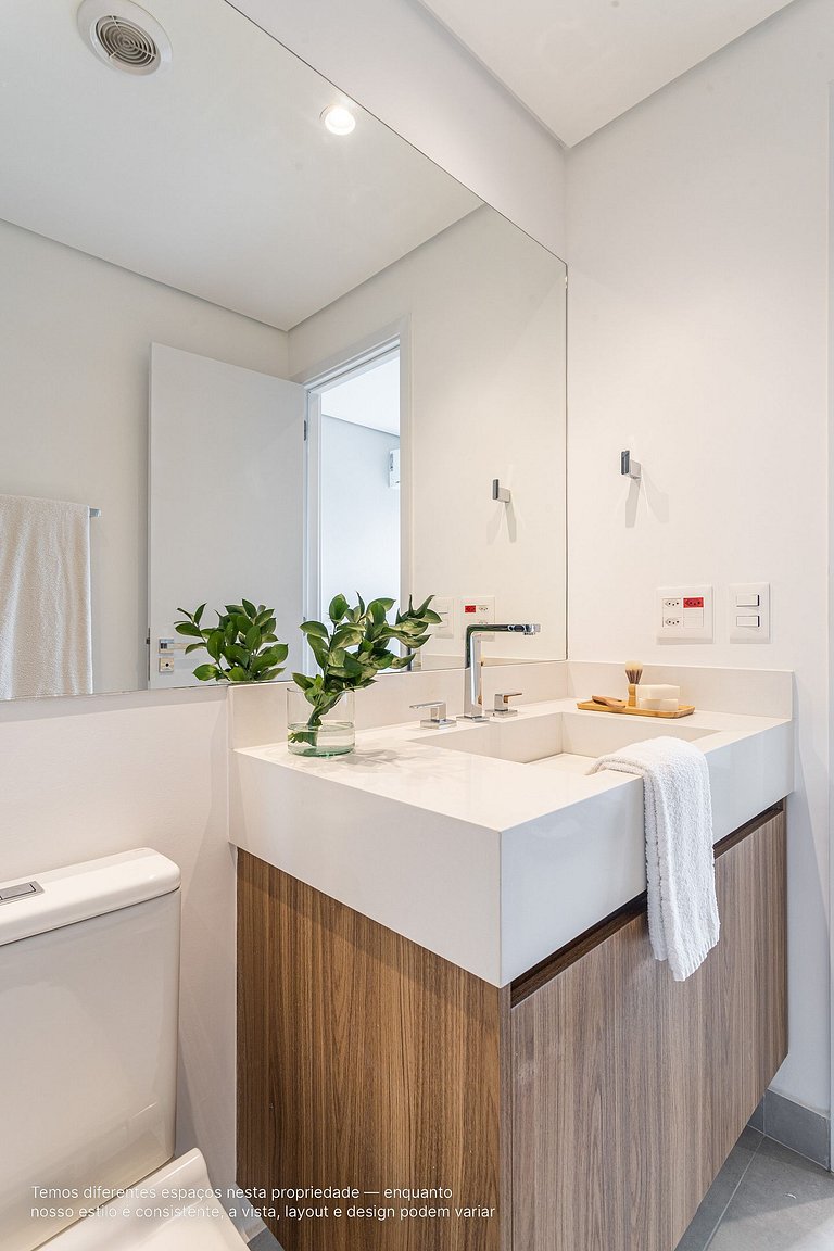 Apê 1 quarto | Residencial Alto Padrão com Café