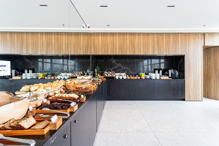 Apê 1 quarto | Residencial Alto Padrão com Café