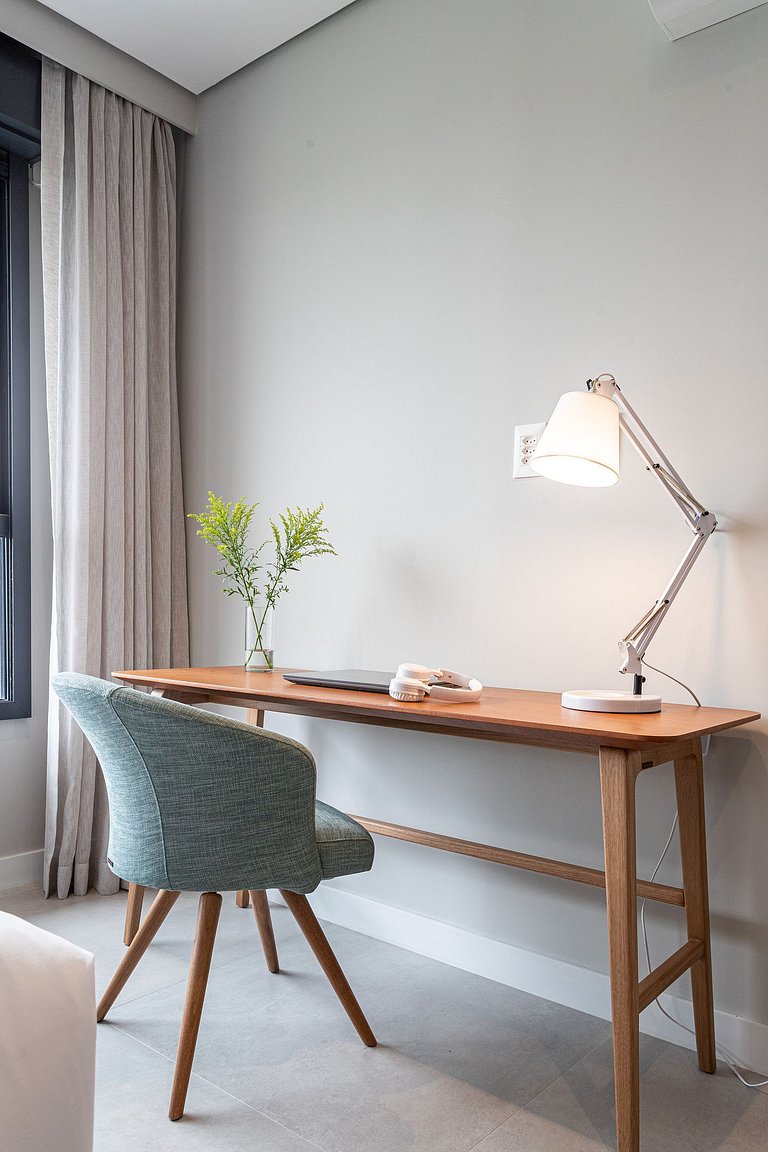 Luxo e Café da Manhã - Apê p 3 pessoas c Cama King