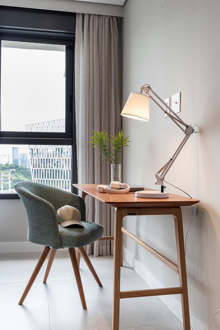 Luxo e Café da Manhã - Apê p 3 pessoas c Cama King