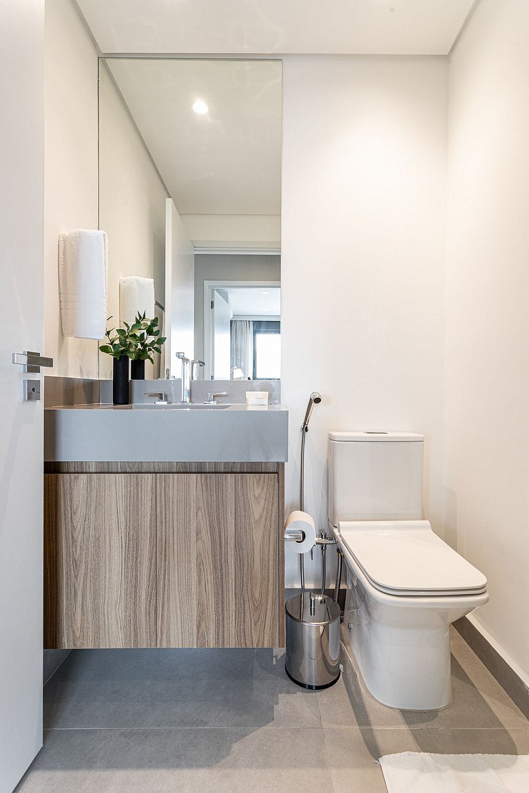 Luxo e Café da Manhã - Apê p 3 pessoas c Cama King