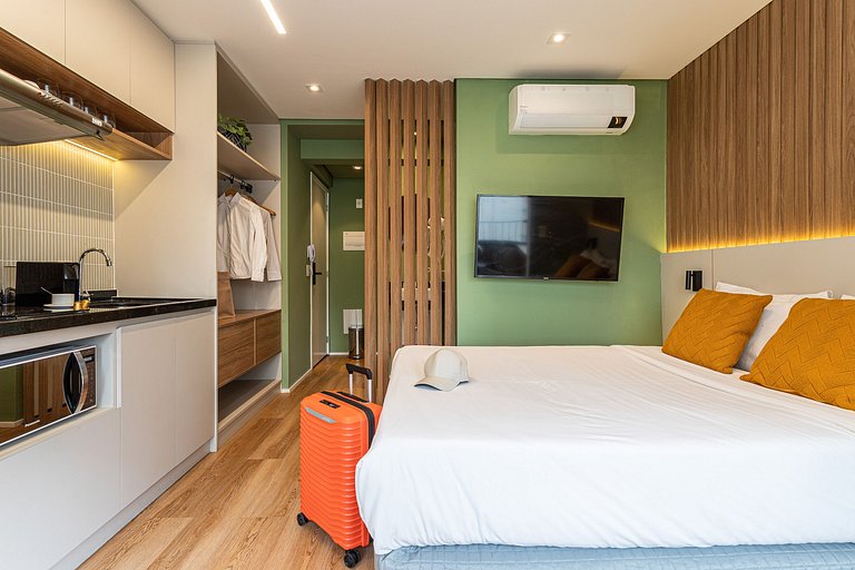 Estúdio elegante à passos da Paulista