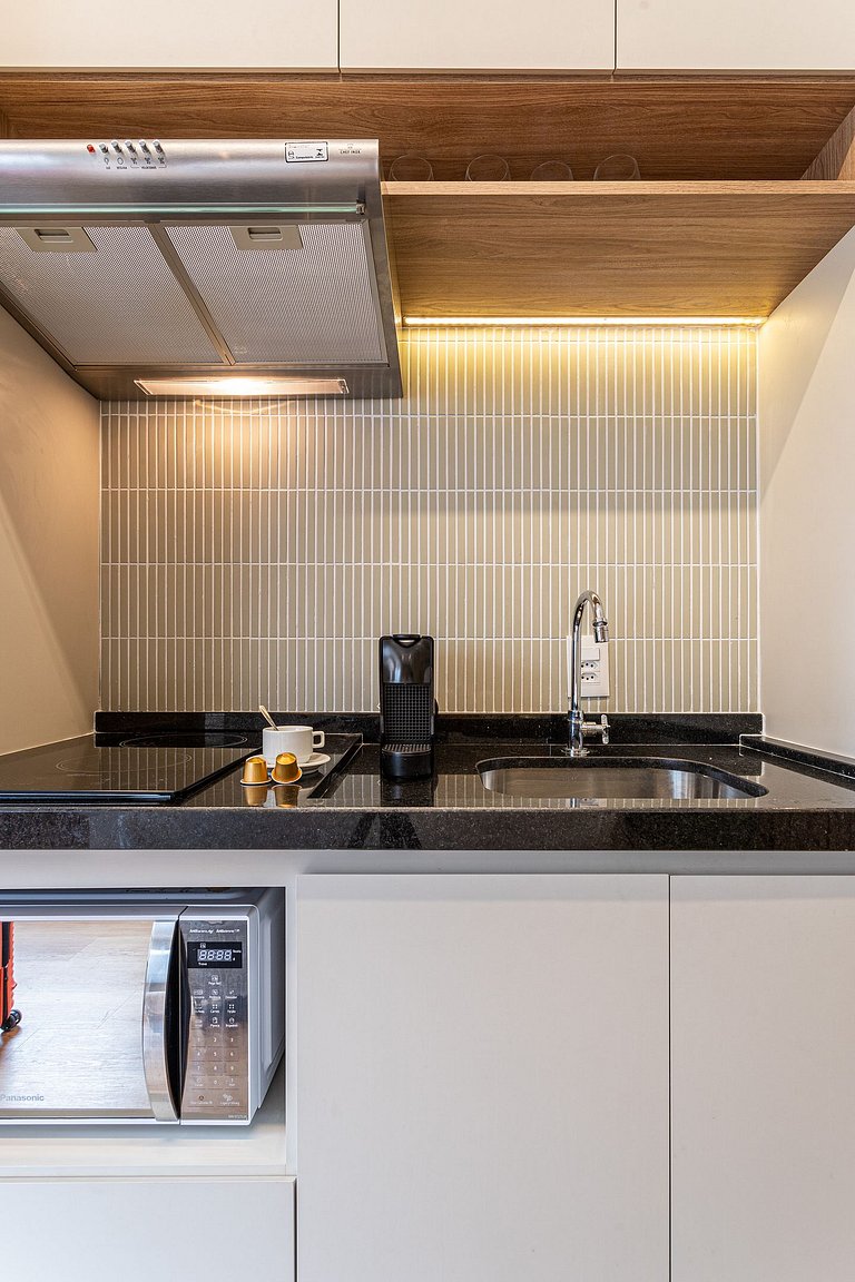 Estúdio elegante à passos da Paulista