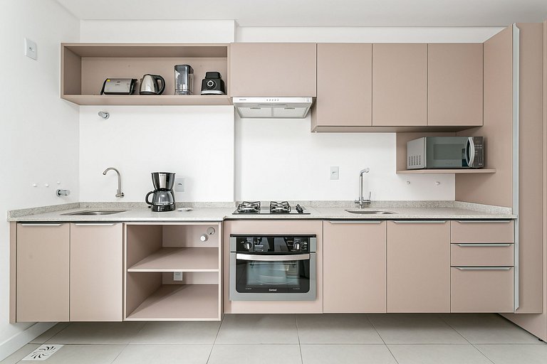 Ap 1 quarto com churrasqueira e sacada ampla