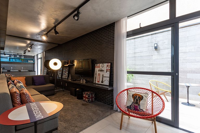 Studio novo em prédio completo na Bela Vista