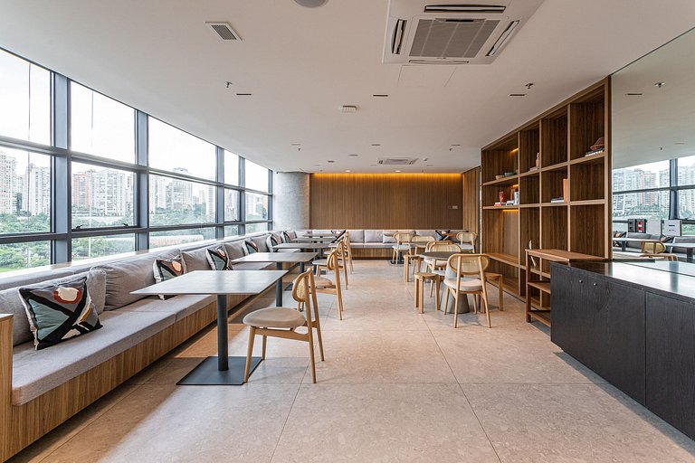 Luxo e Café da Manhã - Apê p 3 pessoas c Cama King