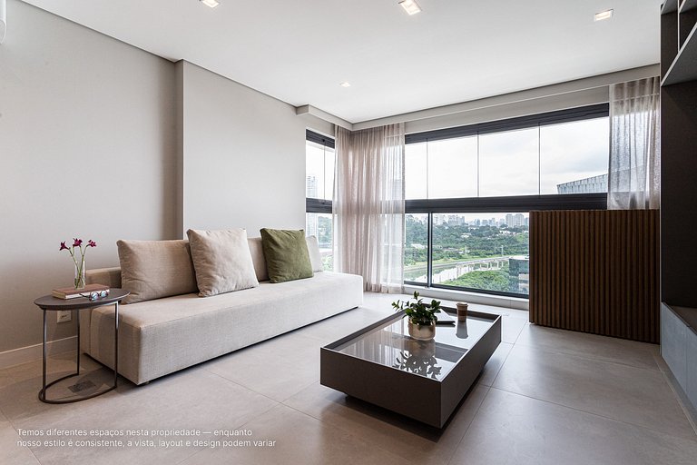 Luxo e Café da Manhã - Apê p 3 pessoas c Cama King