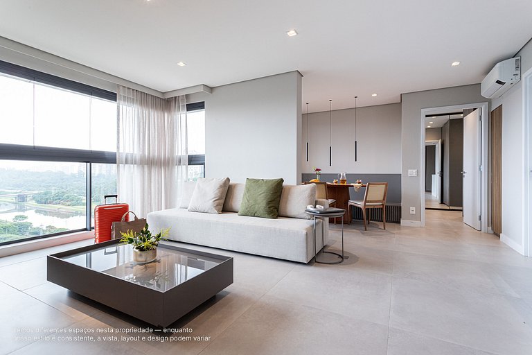 Piscina, Cama King e Café da Manhã | Nações Unidas