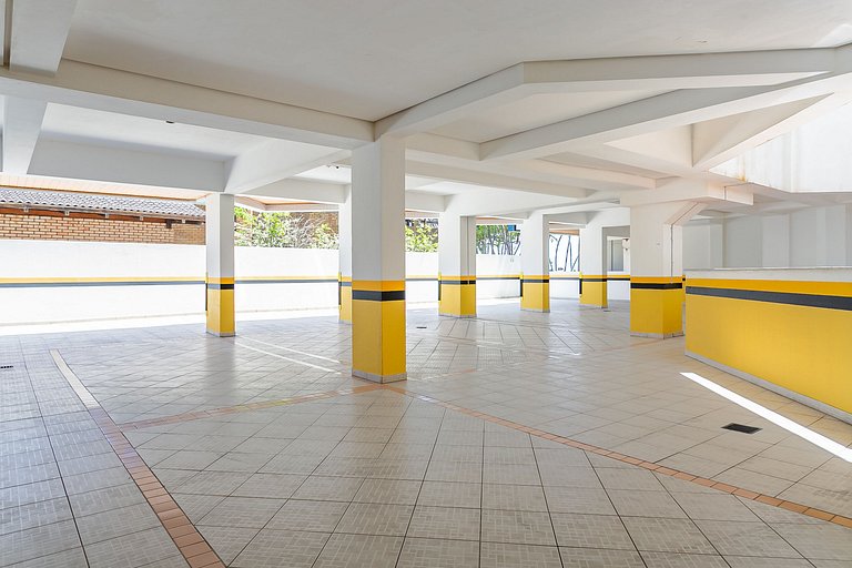 Apto 2 quartos na beira da praia com churrasqueira
