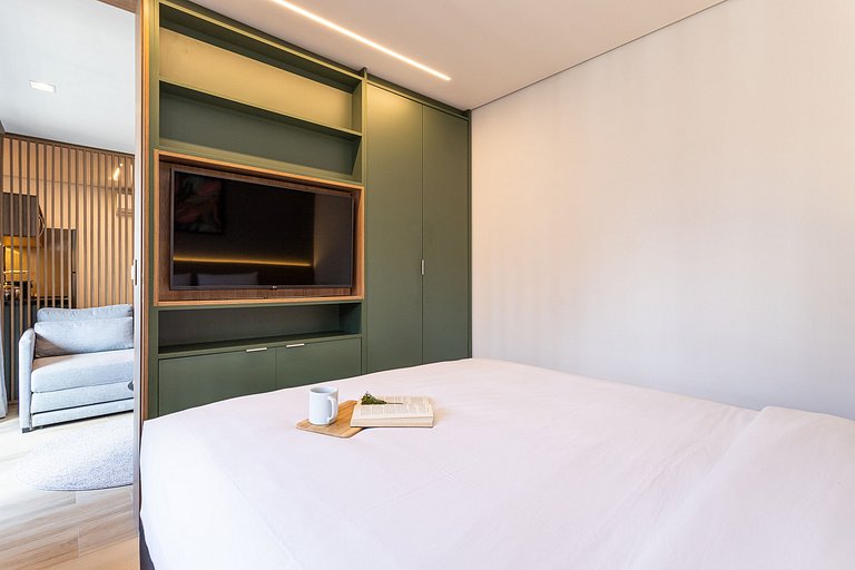 Apto 1 dorm, varanda próx ao MASP | Café cortesia
