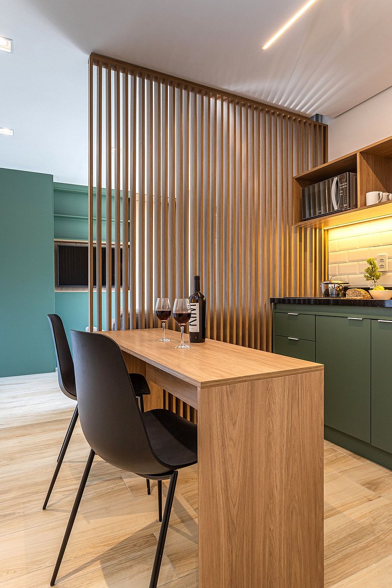 Apto 1 dorm, varanda próx ao MASP | Café cortesia