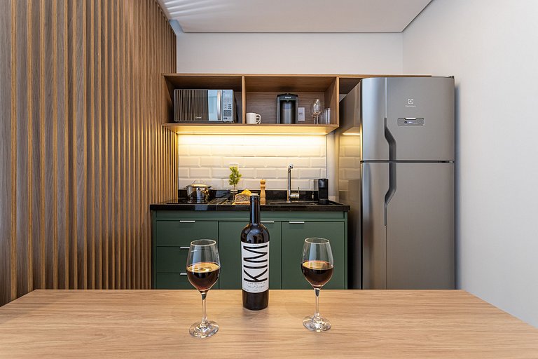 Apto 1 dorm, varanda próx ao MASP | Café cortesia