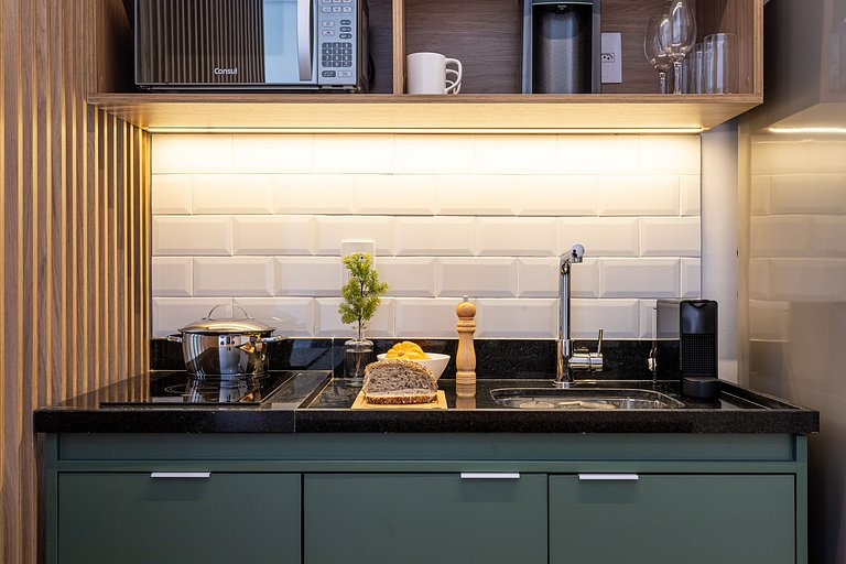 Apto 1 dorm, varanda próx ao MASP | Café cortesia