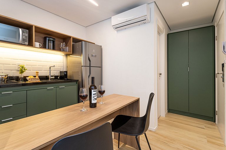 Apto 1 dorm, varanda próx ao MASP | Café cortesia