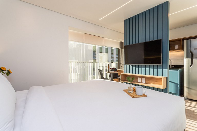 Estúdio exclusivo c varanda | Próx Av paulista