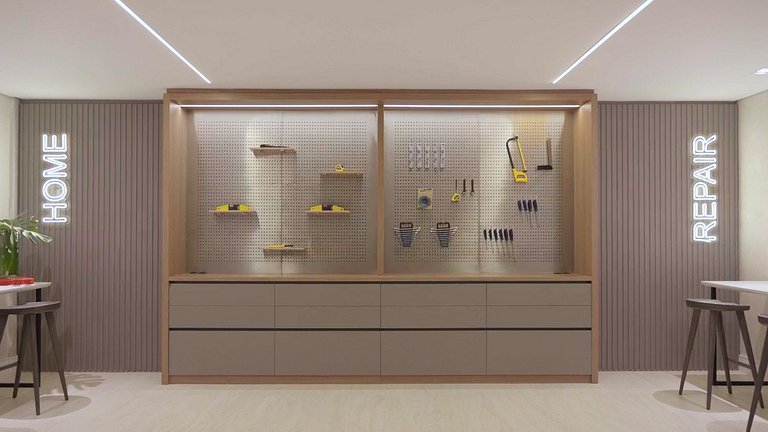 Apto de 2 quartos ao lado do Balneário Shopping
