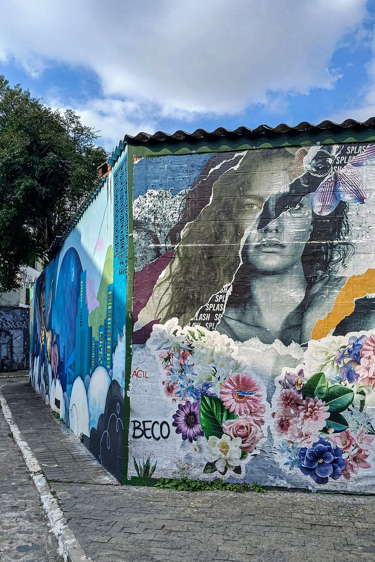 Studio funcional com varanda | Prédio com piscina