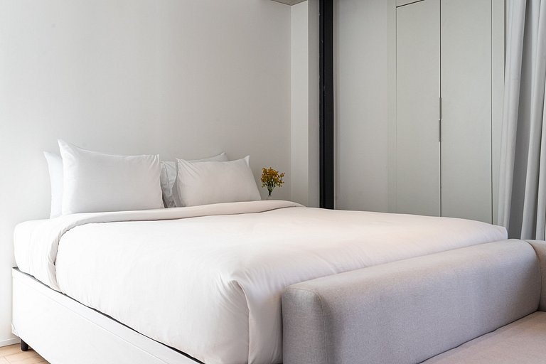 Estúdio completo | Prédio c Piscina Vila Madalena