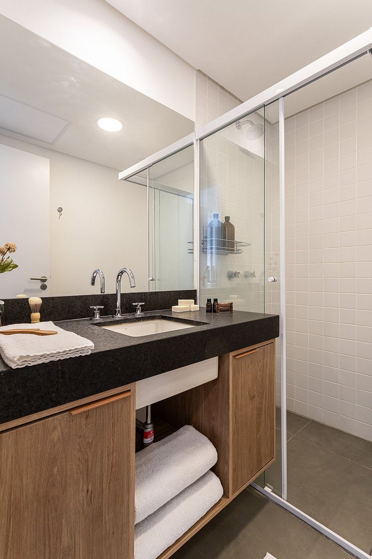 Estúdio completo | Prédio c Piscina Vila Madalena