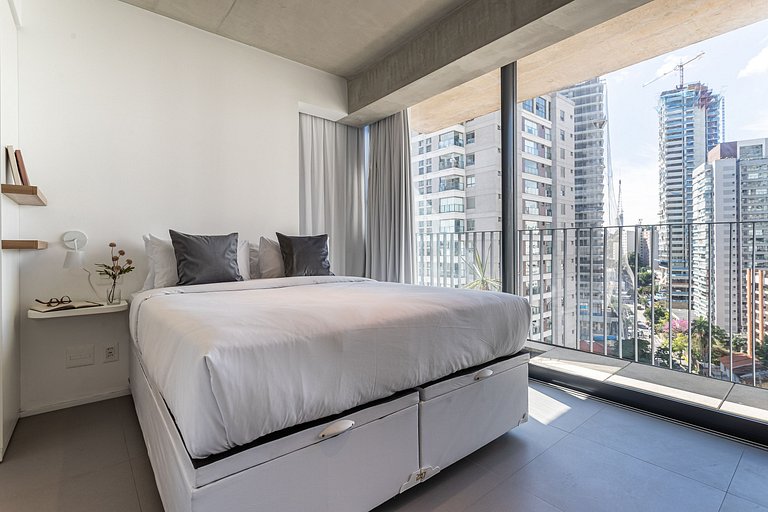 Estúdio completo Piscina no coração da Vl Madalena