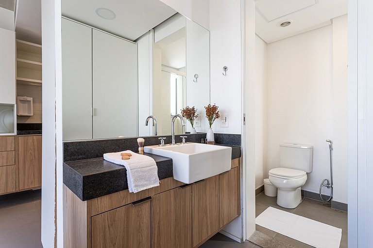 Estúdio completo Piscina no coração da Vl Madalena