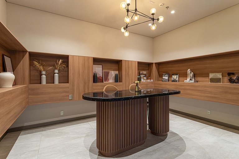 Estúdio adaptado c cama Queen | Ayra Higienópolis