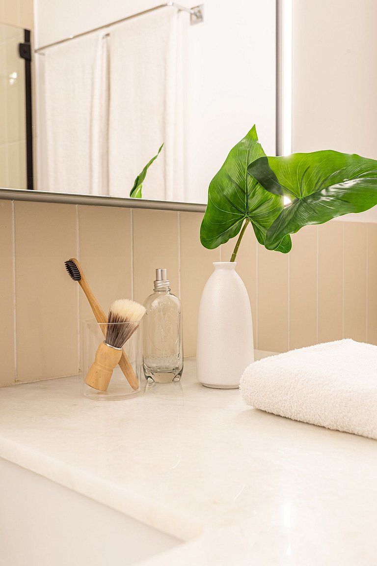 Studio em prédio c coworking e piscina | Pinheiros