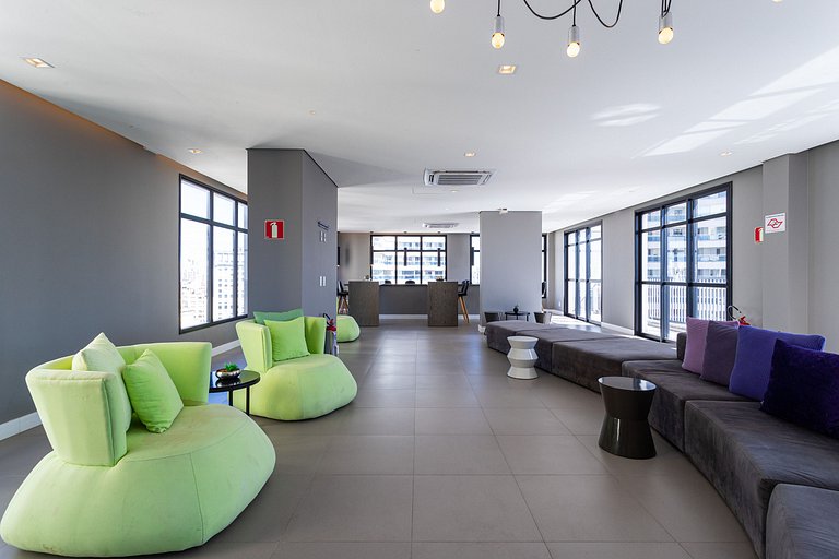 Studio twin completo no coração de SP | República