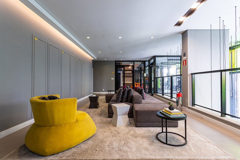 Studio twin completo no coração de SP | República