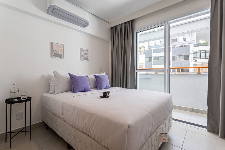 Apê Amplo de 1 quarto no Coração de SP