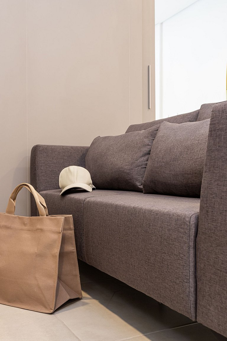 Apê 1 quarto Design e Praticidade no Coração de SP