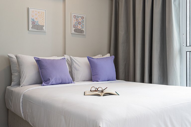 Apê 1 quarto Design e Praticidade no Coração de SP